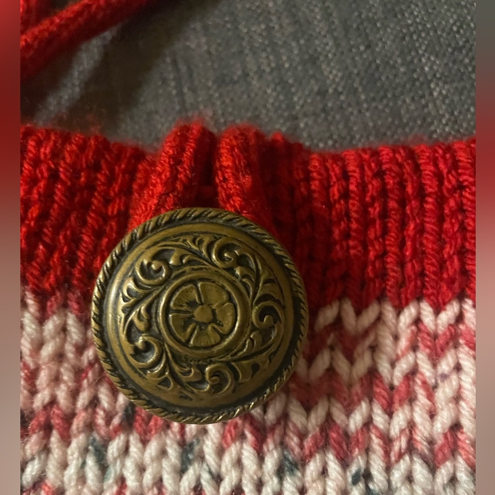 Handcrafted  Knit Set(bag&hat) . - Picture 3 of 9